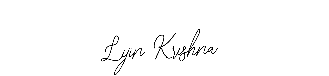 Make a beautiful signature design for name Lijin Krishna. Use this online signature maker to create a handwritten signature for free. Lijin Krishna signature style 12 images and pictures png