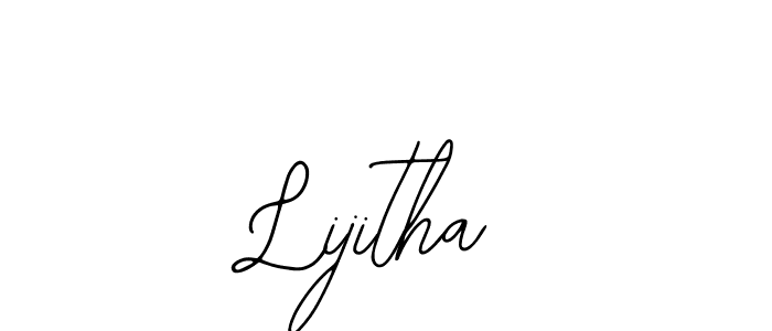 Lijitha stylish signature style. Best Handwritten Sign (Bearetta-2O07w) for my name. Handwritten Signature Collection Ideas for my name Lijitha. Lijitha signature style 12 images and pictures png