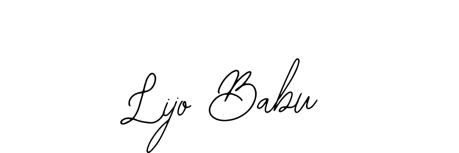 You should practise on your own different ways (Bearetta-2O07w) to write your name (Lijo Babu) in signature. don't let someone else do it for you. Lijo Babu signature style 12 images and pictures png