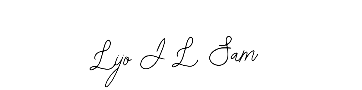 Make a short Lijo J L Sam signature style. Manage your documents anywhere anytime using Bearetta-2O07w. Create and add eSignatures, submit forms, share and send files easily. Lijo J L Sam signature style 12 images and pictures png