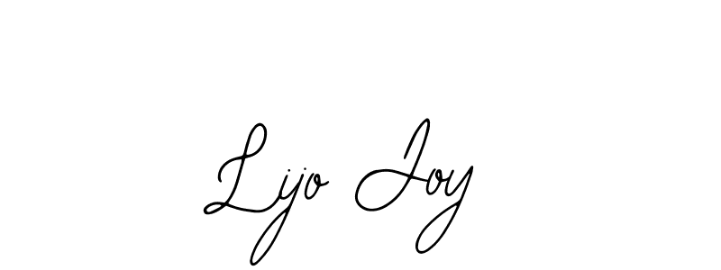 How to make Lijo Joy name signature. Use Bearetta-2O07w style for creating short signs online. This is the latest handwritten sign. Lijo Joy signature style 12 images and pictures png
