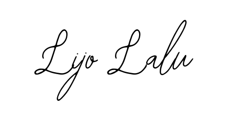 The Bearetta-2O07w font transforms the name Lijo Lalu into an executive sign with sharp precision and distinguished character. Lijo Lalu signature style 12 images and pictures png