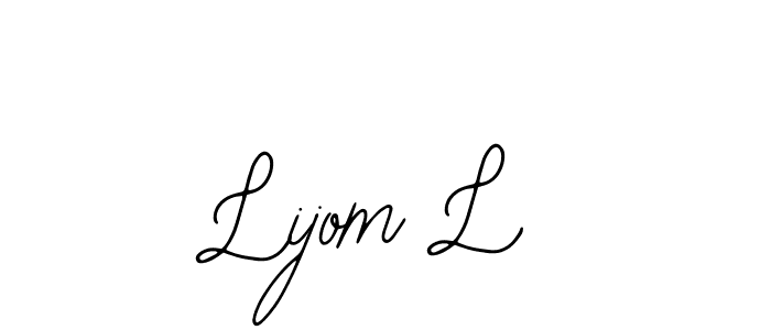 Make a beautiful signature design for name Lijom L. With this signature (Bearetta-2O07w) style, you can create a handwritten signature for free. Lijom L signature style 12 images and pictures png