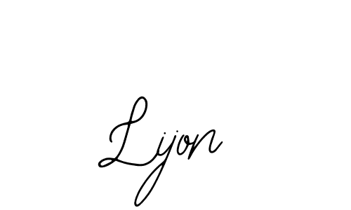 Make a beautiful signature design for name Lijon. With this signature (Bearetta-2O07w) style, you can create a handwritten signature for free. Lijon signature style 12 images and pictures png