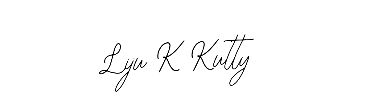 Design your own signature with our free online signature maker. With this signature software, you can create a handwritten (Bearetta-2O07w) signature for name Liju K Kutty. Liju K Kutty signature style 12 images and pictures png