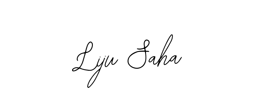 This is the best signature style for the Liju Saha name. Also you like these signature font (Bearetta-2O07w). Mix name signature. Liju Saha signature style 12 images and pictures png
