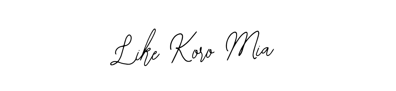 if you are searching for the best signature style for your name Like Koro Mia. so please give up your signature search. here we have designed multiple signature styles  using Bearetta-2O07w. Like Koro Mia signature style 12 images and pictures png