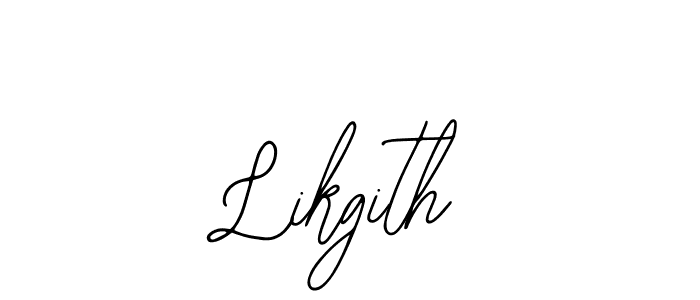 How to make Likgith signature? Bearetta-2O07w is a professional autograph style. Create handwritten signature for Likgith name. Likgith signature style 12 images and pictures png