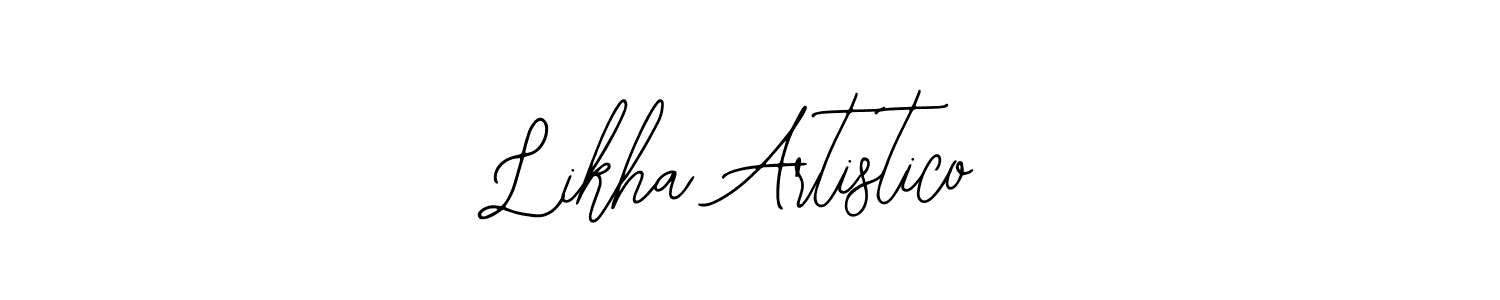 How to make Likha Artistico signature? Bearetta-2O07w is a professional autograph style. Create handwritten signature for Likha Artistico name. Likha Artistico signature style 12 images and pictures png