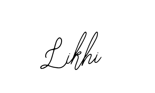 Design your own signature with our free online signature maker. With this signature software, you can create a handwritten (Bearetta-2O07w) signature for name Likhi. Likhi signature style 12 images and pictures png