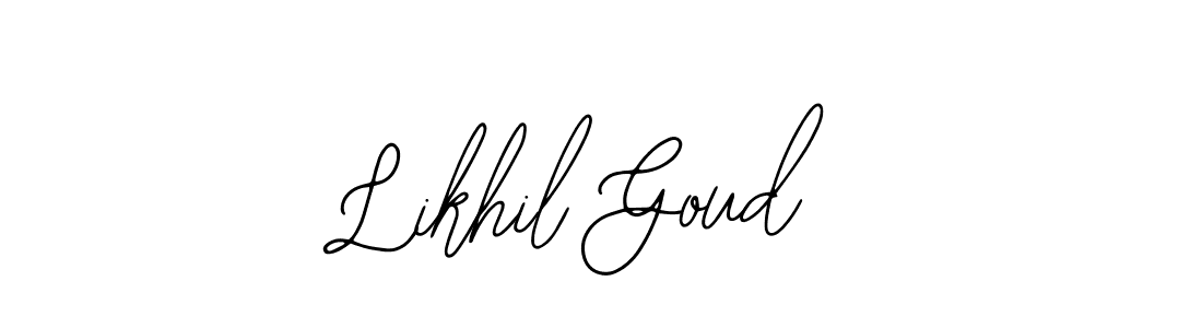 See photos of Likhil Goud official signature by Spectra . Check more albums & portfolios. Read reviews & check more about Bearetta-2O07w font. Likhil Goud signature style 12 images and pictures png