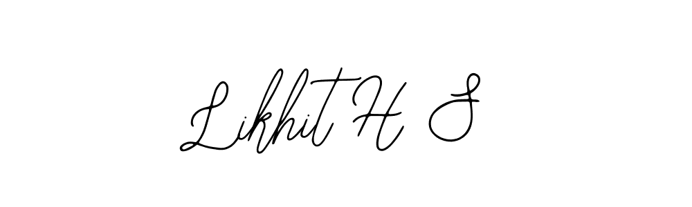 Make a beautiful signature design for name Likhit H S. With this signature (Bearetta-2O07w) style, you can create a handwritten signature for free. Likhit H S signature style 12 images and pictures png