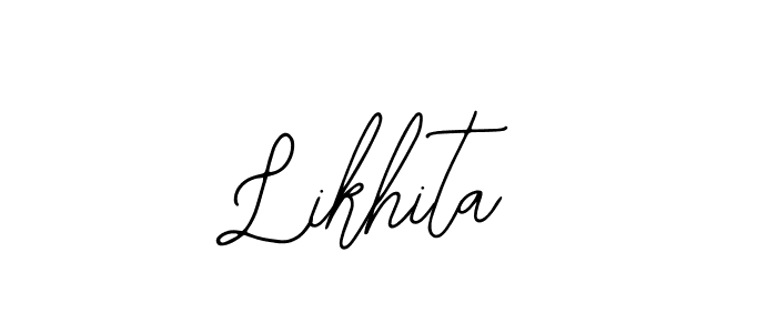 How to make Likhita signature? Bearetta-2O07w is a professional autograph style. Create handwritten signature for Likhita name. Likhita signature style 12 images and pictures png