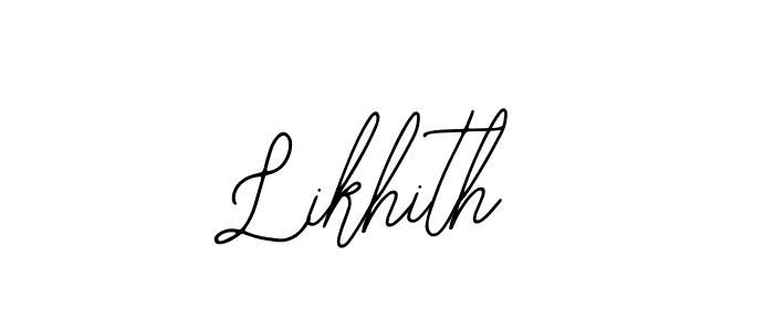 Similarly Bearetta-2O07w is the best handwritten signature design. Signature creator online .You can use it as an online autograph creator for name Likhith. Likhith signature style 12 images and pictures png