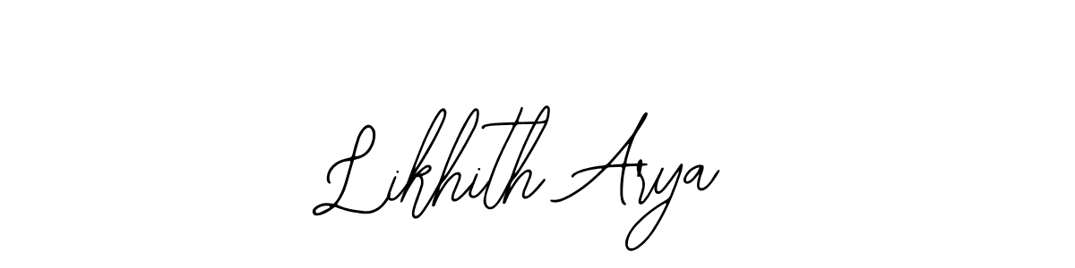 It looks lik you need a new signature style for name Likhith Arya. Design unique handwritten (Bearetta-2O07w) signature with our free signature maker in just a few clicks. Likhith Arya signature style 12 images and pictures png