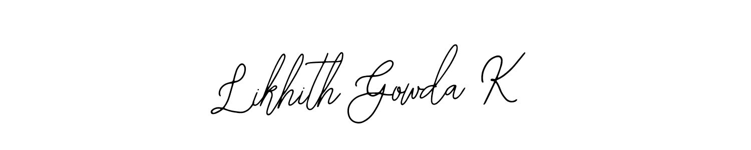 Once you've used our free online signature maker to create your best signature Bearetta-2O07w style, it's time to enjoy all of the benefits that Likhith Gowda K name signing documents. Likhith Gowda K signature style 12 images and pictures png