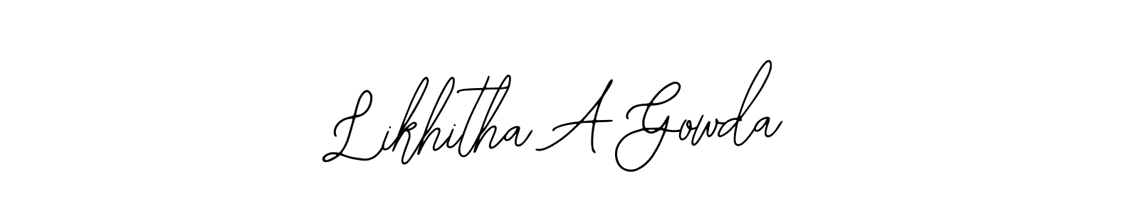 Once you've used our free online signature maker to create your best signature Bearetta-2O07w style, it's time to enjoy all of the benefits that Likhitha A Gowda name signing documents. Likhitha A Gowda signature style 12 images and pictures png