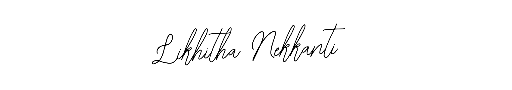 Create a beautiful signature design for name Likhitha Nekkanti. With this signature (Bearetta-2O07w) fonts, you can make a handwritten signature for free. Likhitha Nekkanti signature style 12 images and pictures png