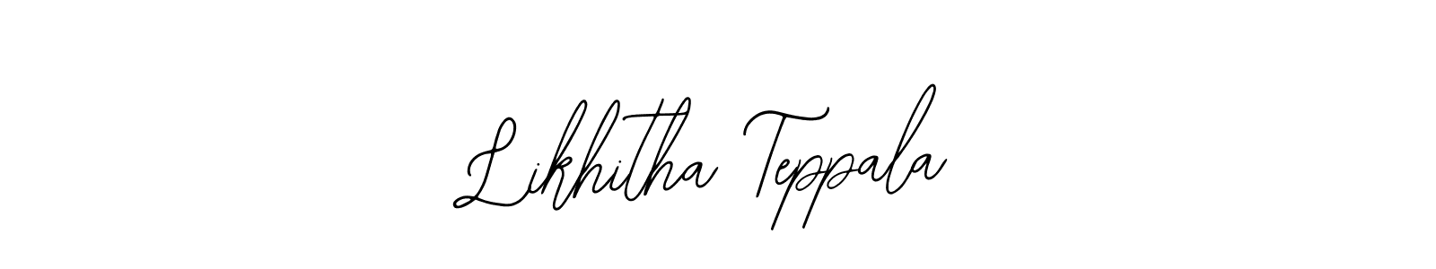 Also You can easily find your signature by using the search form. We will create Likhitha Teppala name handwritten signature images for you free of cost using Bearetta-2O07w sign style. Likhitha Teppala signature style 12 images and pictures png
