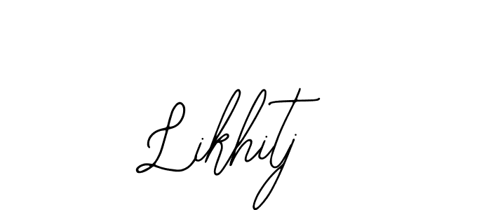 How to make Likhitj signature? Bearetta-2O07w is a professional autograph style. Create handwritten signature for Likhitj name. Likhitj signature style 12 images and pictures png