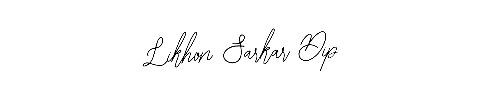 You should practise on your own different ways (Bearetta-2O07w) to write your name (Likhon Sarkar Dip) in signature. don't let someone else do it for you. Likhon Sarkar Dip signature style 12 images and pictures png