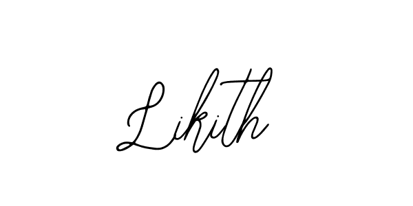 Similarly Bearetta-2O07w is the best handwritten signature design. Signature creator online .You can use it as an online autograph creator for name Likith. Likith signature style 12 images and pictures png