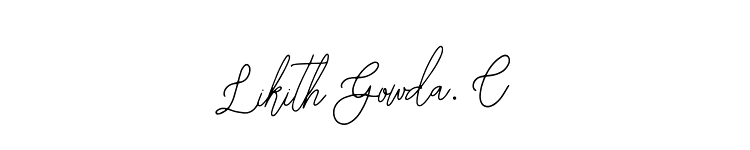 It looks lik you need a new signature style for name Likith Gowda. C. Design unique handwritten (Bearetta-2O07w) signature with our free signature maker in just a few clicks. Likith Gowda. C signature style 12 images and pictures png