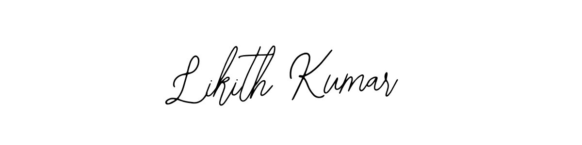 Make a beautiful signature design for name Likith Kumar. With this signature (Bearetta-2O07w) style, you can create a handwritten signature for free. Likith Kumar signature style 12 images and pictures png