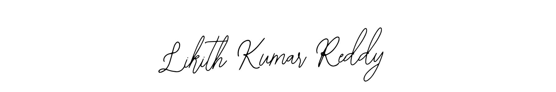 Create a beautiful signature design for name Likith Kumar Reddy. With this signature (Bearetta-2O07w) fonts, you can make a handwritten signature for free. Likith Kumar Reddy signature style 12 images and pictures png