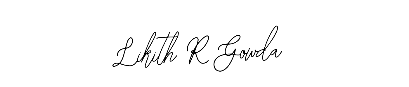 Make a beautiful signature design for name Likith R Gowda. Use this online signature maker to create a handwritten signature for free. Likith R Gowda signature style 12 images and pictures png