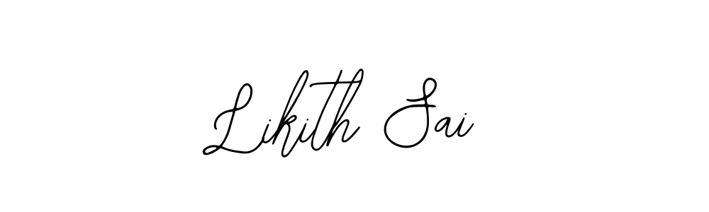 Also You can easily find your signature by using the search form. We will create Likith Sai name handwritten signature images for you free of cost using Bearetta-2O07w sign style. Likith Sai signature style 12 images and pictures png