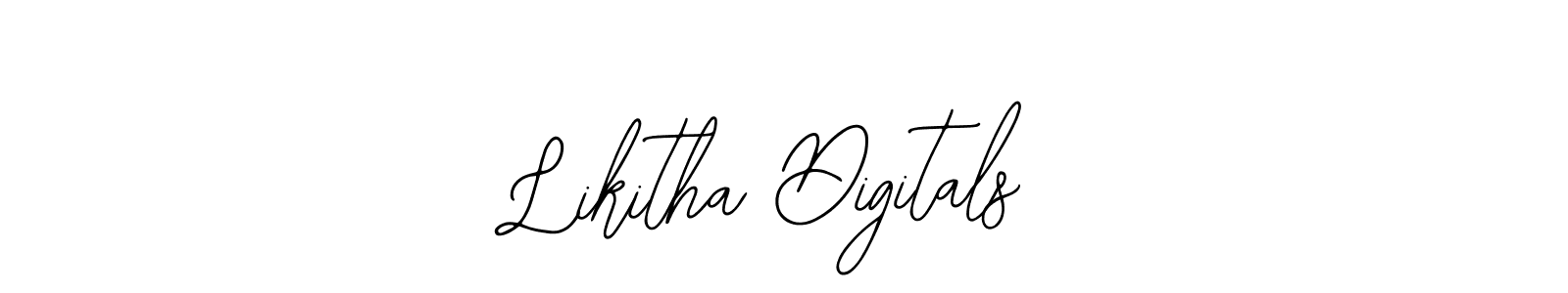 How to make Likitha Digitals signature? Bearetta-2O07w is a professional autograph style. Create handwritten signature for Likitha Digitals name. Likitha Digitals signature style 12 images and pictures png