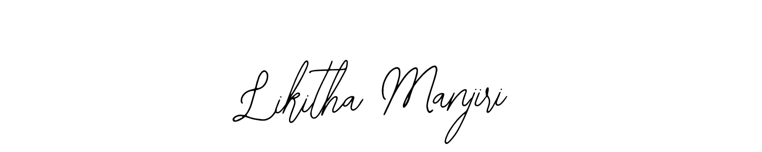 Once you've used our free online signature maker to create your best signature Bearetta-2O07w style, it's time to enjoy all of the benefits that Likitha Manjiri name signing documents. Likitha Manjiri signature style 12 images and pictures png