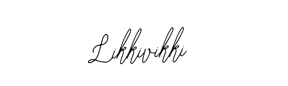 Create a beautiful signature design for name Likkivikki. With this signature (Bearetta-2O07w) fonts, you can make a handwritten signature for free. Likkivikki signature style 12 images and pictures png