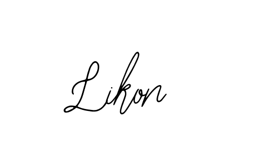 How to Draw Likon signature style? Bearetta-2O07w is a latest design signature styles for name Likon. Likon signature style 12 images and pictures png