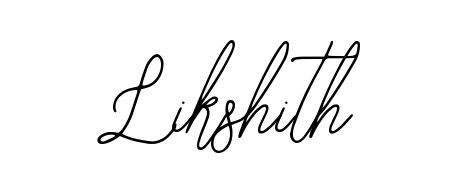 Make a beautiful signature design for name Likshith. Use this online signature maker to create a handwritten signature for free. Likshith signature style 12 images and pictures png