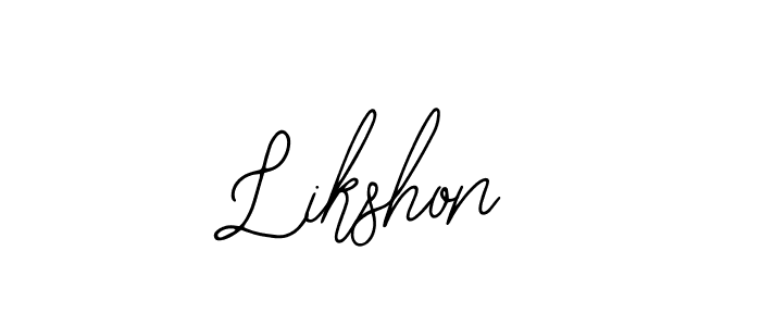 Also we have Likshon name is the best signature style. Create professional handwritten signature collection using Bearetta-2O07w autograph style. Likshon signature style 12 images and pictures png