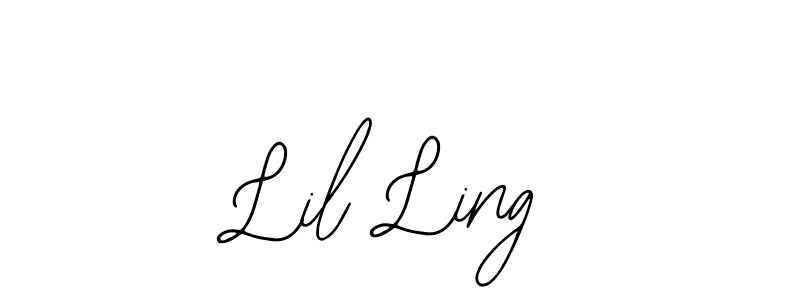 See photos of Lil Ling official signature by Spectra . Check more albums & portfolios. Read reviews & check more about Bearetta-2O07w font. Lil Ling signature style 12 images and pictures png