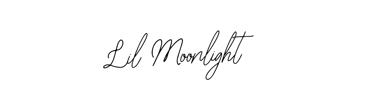 Also we have Lil Moonlight name is the best signature style. Create professional handwritten signature collection using Bearetta-2O07w autograph style. Lil Moonlight signature style 12 images and pictures png