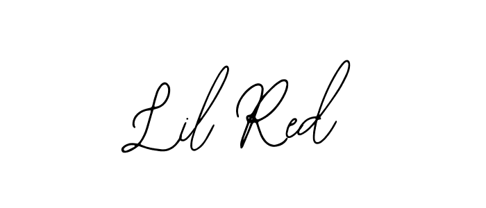 See photos of Lil Red official signature by Spectra . Check more albums & portfolios. Read reviews & check more about Bearetta-2O07w font. Lil Red signature style 12 images and pictures png
