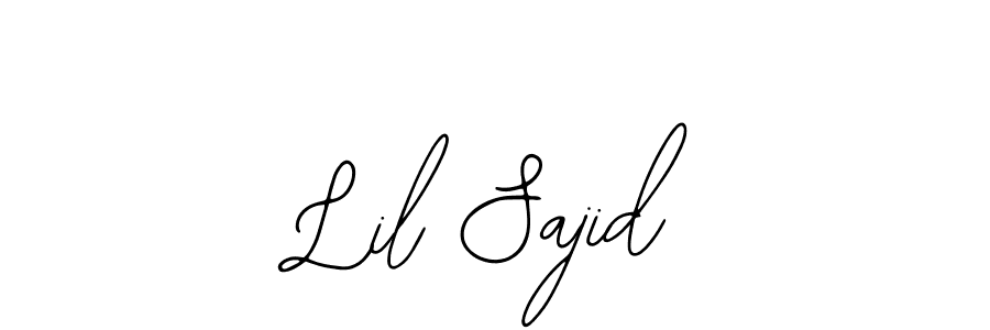 How to make Lil Sajid name signature. Use Bearetta-2O07w style for creating short signs online. This is the latest handwritten sign. Lil Sajid signature style 12 images and pictures png