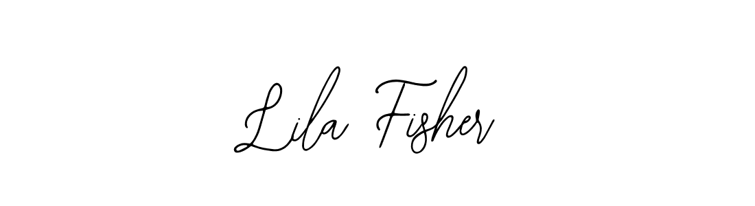 The best way (Bearetta-2O07w) to make a short signature is to pick only two or three words in your name. The name Lila Fisher include a total of six letters. For converting this name. Lila Fisher signature style 12 images and pictures png