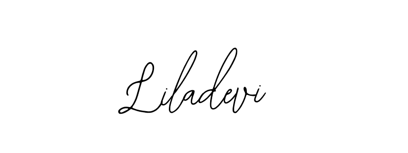 if you are searching for the best signature style for your name Liladevi. so please give up your signature search. here we have designed multiple signature styles  using Bearetta-2O07w. Liladevi signature style 12 images and pictures png