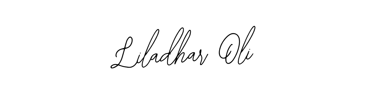 Use a signature maker to create a handwritten signature online. With this signature software, you can design (Bearetta-2O07w) your own signature for name Liladhar Oli. Liladhar Oli signature style 12 images and pictures png