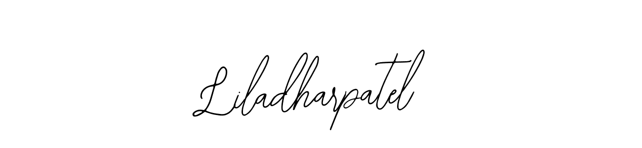 Similarly Bearetta-2O07w is the best handwritten signature design. Signature creator online .You can use it as an online autograph creator for name Liladharpatel. Liladharpatel signature style 12 images and pictures png