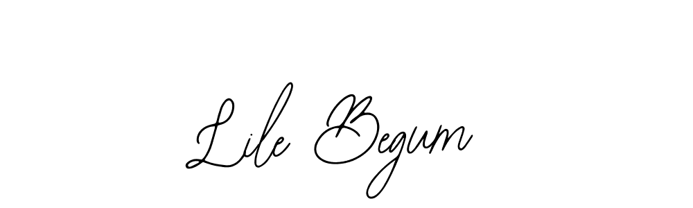 How to make Lile Begum signature? Bearetta-2O07w is a professional autograph style. Create handwritten signature for Lile Begum name. Lile Begum signature style 12 images and pictures png