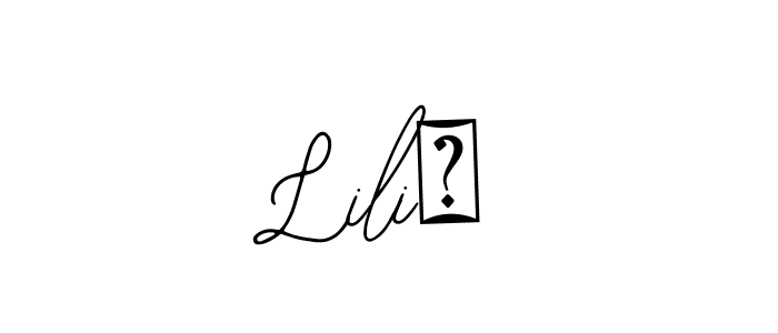if you are searching for the best signature style for your name Lili♡. so please give up your signature search. here we have designed multiple signature styles  using Bearetta-2O07w. Lili♡ signature style 12 images and pictures png