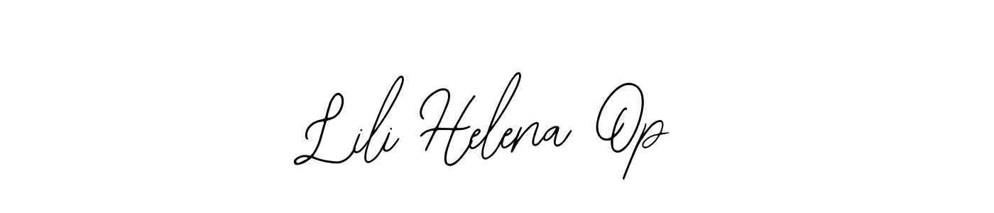 Lili Helena Op stylish signature style. Best Handwritten Sign (Bearetta-2O07w) for my name. Handwritten Signature Collection Ideas for my name Lili Helena Op. Lili Helena Op signature style 12 images and pictures png