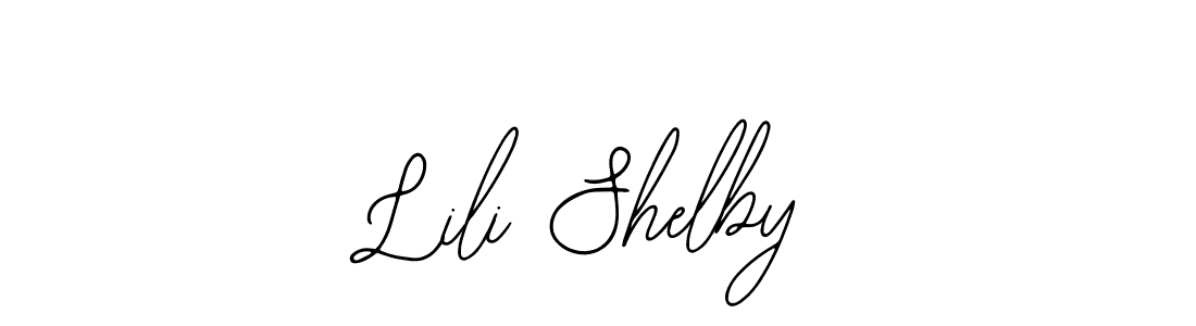 Make a short Lili Shelby signature style. Manage your documents anywhere anytime using Bearetta-2O07w. Create and add eSignatures, submit forms, share and send files easily. Lili Shelby signature style 12 images and pictures png