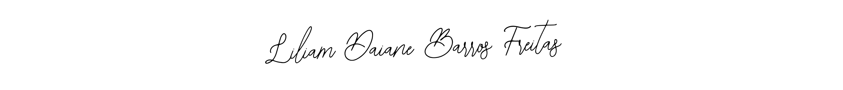 Design your own signature with our free online signature maker. With this signature software, you can create a handwritten (Bearetta-2O07w) signature for name Liliam Daiane Barros Freitas. Liliam Daiane Barros Freitas signature style 12 images and pictures png